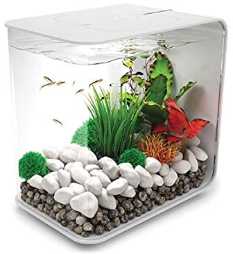 biOrb FLOW 30 - Aquarien-Komplett-Set mit LED Beleuchtung und patentiertem Filter-System, Acryl-Becken
