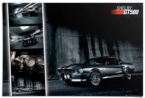 REINDERS Poster, Ford, Wohnzimmer, Poster, Wanddeko, Room Decor, 150 gr. glänzend Bilderdruckpapier, Schwarz, 61x91,5cm