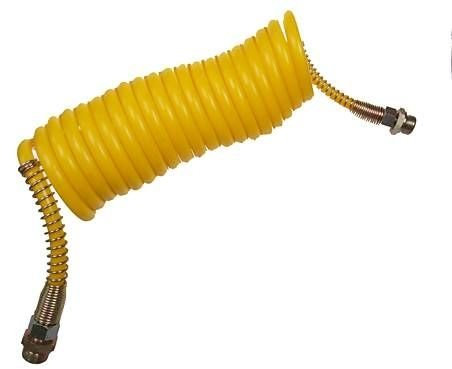 Spiralschlauch Druckluftbremse gelb M22 x 1,5