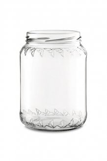 Pot en verre pour Miel 500 g – 390 ml (seulement Verre) – RZ de 24 pièces