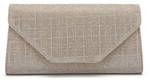 Rainbow Club Handtasche Saskia - Damen Clutch Ivory/Gold Metallic