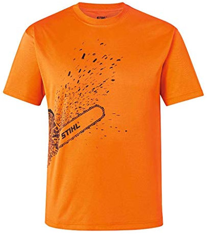 Stihl Herren T-shirt Dynamic Mg Cool T shirt, Warnorange, L EU