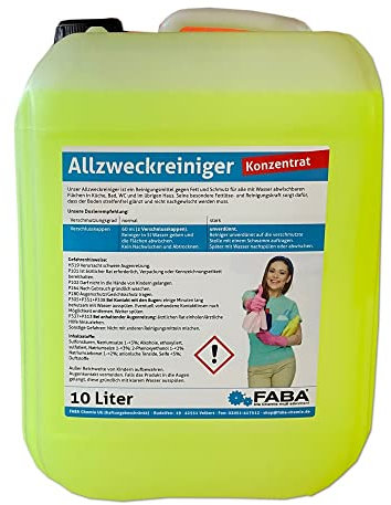 FABA Allzweckreiniger Bodenreiniger Konzentrat 10 Liter