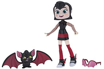 Hotel Transsilvanien Fledermaus Outfit 98002 - vollbewegliche 10 cm Figur, Teenager Mavis mit tollen Accessoires