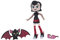 Hotel Transsilvanien Fledermaus Outfit 98002 - vollbewegliche 10 cm Figur, Teenager Mavis mit tollen Accessoires