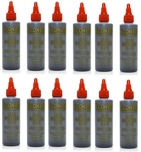 Salon Pro Exclusives Anti-Fungus Super Hair Bonding Glue 118 ml/4 fl oz (12 PCS OFFER)