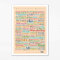 Poster Düsseldorfer Wörter (50x70 cm)