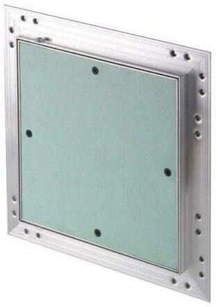 Heavy Duty Access Panel with Plasterboard Door and Aluminium Frame Revision Flap (200mm x 200mm)