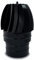 CAEXVEN Sombrerete Aspirador Giratorio para chimeneas en Acero pintado en Negro - Serie lisa - 150 mm