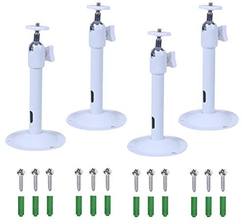 Folgtek Universal-Kamera-Wandhalterung, Deckenhalterung, Baumhalter, Jagdkamera-Zubehör (weiß, 4 Stück lang)
