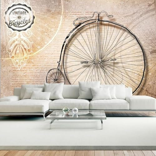 Paris Prix Papier Peint Vintage Bicycles Sepia 70 x 100 cm