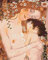 Artnapi Malen nach Zahlen Erwachsene mit Rahmen | DIY Handgemalt | Mutter und Kind Gustav Klimt | Kit für Anfänger und Erwachsene | Set inklusive Acrylfarben & Pinsel | 40x50cm Leinwand | Geschenke