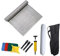 TINYOUTH Puzzlematte für Puzzle 1000/1500/2000 Teile, 1.5mm Aufblasbare Puzzlematte Rollen mit Puzzle Tabletts/Inflator/Tasche/Gurte für Rundes Puzzle Quadratisches Puzzle & Rechteck Puzzle, Grau