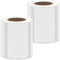 Hycodest Thermodruckpapier Rollen 50x30mm 200 Stück Fit Thermo Etikettendrucker P50 (Weiß, 2 Rollen)