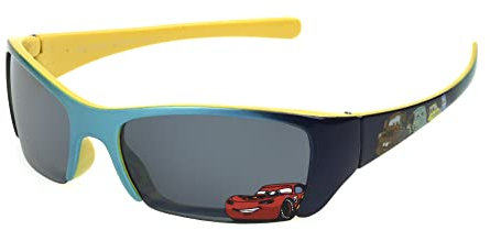 Disney Boys Cars Kids 1 Sonnenbrille, Metallic Gelb/Blau, 54, Metallic gelb/blau