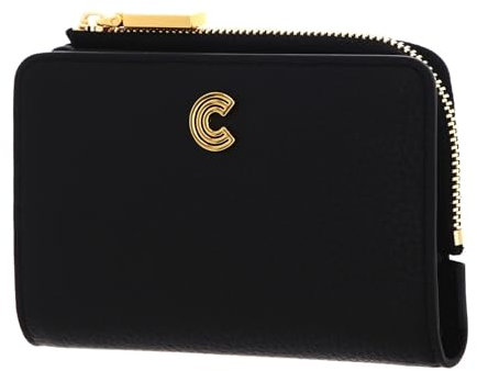Coccinelle Myrine Wallet Grained Leather Noir