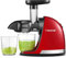 AMZCHEF Entsafter Gemüse und Obst - Entsafter Slow Juicer mit Rückwärts-Kau-Funktion - Zartes Zerkleinern ohne Filtern - Entsafter Elektrisch mit Bürste und 2 Tassen - Rojo