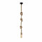TEKLED® Hemp Rope LED Ceiling Light | 195cm Farmhouse Rustic Pendant Light | E27 Screw Bulb Base | Home&Industrial Modern Design Pendant Light | for Bar Kitchen Dining Room Bedroom Coffee Shop