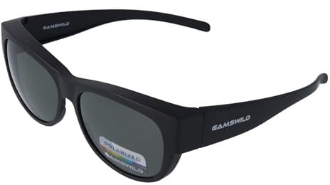 Gamswild WS4032 Überbrille Sonnenbrille Sportbrille Damen Herren Fahrradbrille Unisex | grau | braun | schwarz