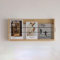 Porte-revues Mural en Bois, Support pour Organisateur De Documents en Bois Naturel, Organisateur D'étagères À Livres Flottantes Murales De 8 Cm De Profondeur, Décor De Salle De Bain/Support À Épic