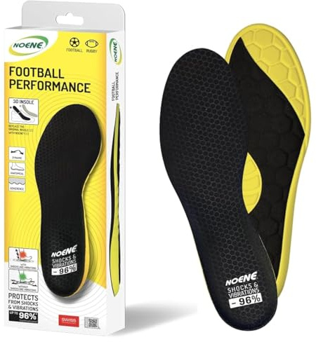 NOENE Football Performance Sporteinlage für Dämpfung, Unterstützung, Komfort (42-44)