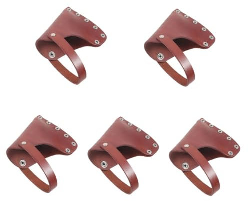 Hemobllo 5stücke Lederschutzhülle Für Äxte Robuste Axtabdeckung Mit Stilvollem Design Für Outdoor-aktivitäten Schützt Vor Abnutzung Und Sorgt Für Lange Lebensdauer Ihres Werkzeugs