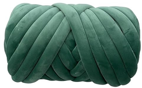 Filato Gigante 250G Velluto FAI DA TE Super Spessa Filato Grosso Cotone Lana Tubo Uncinetto Filato Braccio Ingombrante Roving Coperta for Maglieria Spin Filati A Mano palla (Color : 16)