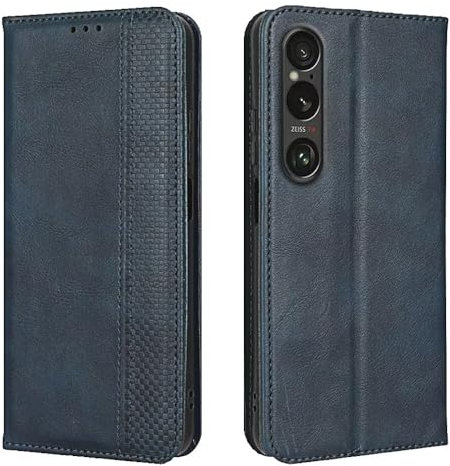 EASSGU Coque pour Smartphone, Compatible with Sony Xperia 1 VI (Sixth Generation) - Bleu
