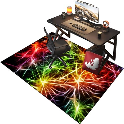 160 x 200 cm Home Floor Protector Mat/Computer Chair Mat/Office Gaming Chair Mat/Rectangular Gaming Chair Rug For Carpet/Alfombrilla para Silla con Ruedas para el hogar/Oficina o Piso