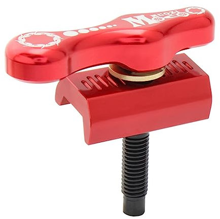 CORHAD 1 Set Bicycle Folding Buckle Bike Seatpost Folding Bike Buckle Cycling Fixed Gear Saddle Hinge Folding Bikes Frame Clamp Quick Release Seat Clamp Hinge Clamp Aluminum Alloy Red