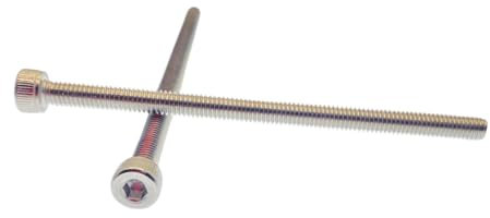 Rubigo Tornillos M4, tornillos de cabeza hexagonal M4 x 70 mm, tornillos de acero inoxidable A2, tornillos hexagonales de 4 mm de diámetro, tornillos M4 industriales, interiores y exteriores (20