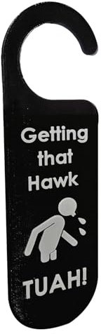 Türgriff-Schild, Spuckender Türhänger – Acryl-Türknauf-Schilder, Türschilder für Arbeitszimmer, Wohnzimmer, Badezimmer, Schlafzimmer