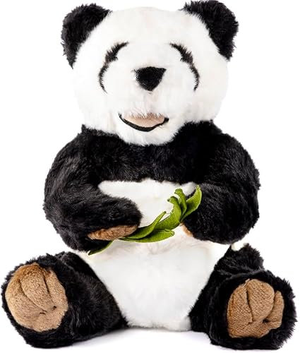 Gustaw Teddybär Groß XXL Panda Lisbona - Plüschbär, Kuschelbär XXL Plüschtier, Spielgefährte und Deko in einem - Stofftier, Plüschtier Kuscheltier Giant Teddy Bear (40cm)
