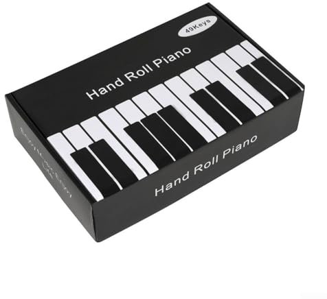 Elektronisches Klavier zum Aufrollen mit eingebauten Lautsprechern und mehreren Rhythmen für Genuss (A)