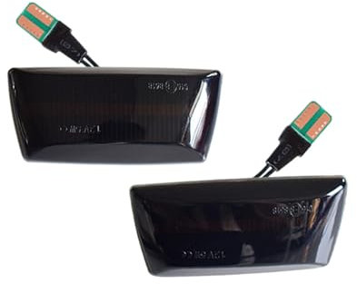 Huhpa 2 Stücke Dynamische Seitenmarkierung Blinker Licht Sequentielle Blinker for Opel Insignia Astra H for Zafira B for Corsa D for Chevrolet Cruze(Dynamic Smoked Type)