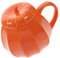 Ciieeo Taza de Calabaza Halloween de Cerámica con Tapa Decoración Festiva para Bebidas para Leche y Caliente