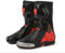 Ors iblah Professionale Stivali Moto da Pista Racing，Stivali Motocross Antiscivolo Traspirante Impermeabile， Rinforzate Stivali Moto Uomo in Pelle,BlackOrange-45
