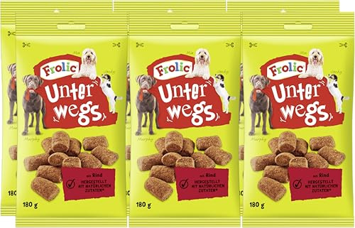 FROLIC™ UNTERWEGS™ Beutel Rind 6 x 180g