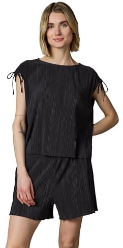 Ragwear Damen Zweiteiler Lounge Set bestehend aus Plissee-Top und kurzer Hose Veriel Set YOUMODO XS-XXL