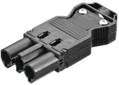 Elso Wieland Gesis Mini GST 18i3 Stecker, 3 polig, schwarz, ORBCM50