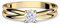 Goldring Verlobungsringe Gold 333 GRATIS LUXUSETUI Goldring 333er Gold Ring echt von AMOONIC mit Zirkonia Stein Goldring Gelbgold wie Verlobungsring Ring Diamantring Solitär FF386GG333ZIFA50