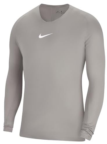Nike Herren Dri-fit Park First Layer Langärmliges T-shirt, Pewter Grey/White, 18 EU