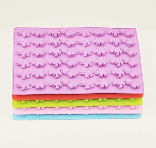 Selecto Bake Mini-Dinosaurier-Silikon-Schokoladenformen, 1 Stück, 48 Mulden, Dinosaurier-Form, antihaftbeschichtet, Süßigkeiten-Gelee-Formen, Eiswürfelform, wiederverwendbar, Seife, Wachs