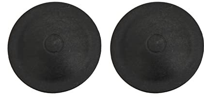 Qiilu Auto Stoßdämpfung, Vorderradaufhängungs Halterungsabdeckung, Paar Vorderrad Stoßdämpfer Mutternabdeckung für Obere Befestigung 51938656 Ersatz für FIAT 500 Abarth ab 2008