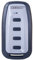 JCM Handsender GO 4 | 868 MHz | 4-Kanäle | grau | kompatibel mit JCM Funkempfängern an automatischen Toren, Pollern und Schranken