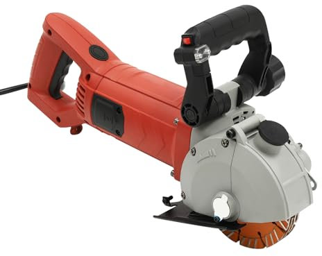 YOWGBVWC Electric Wall Chaser Cutting Slotting Machine - 5500w Wall Groove Cutter, 5000r/min, Carrying Case Included