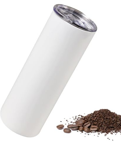 Vaso De Sublimación – Taza Aislada De Acero Inoxidable 304 | Taza De Café Ice De 20 Oz Con Tapa Hermética, Vaso De Vacío De Doble Pared, Taza Termo A Prueba De Fugas, Vaso De Viaje Para Agua, T