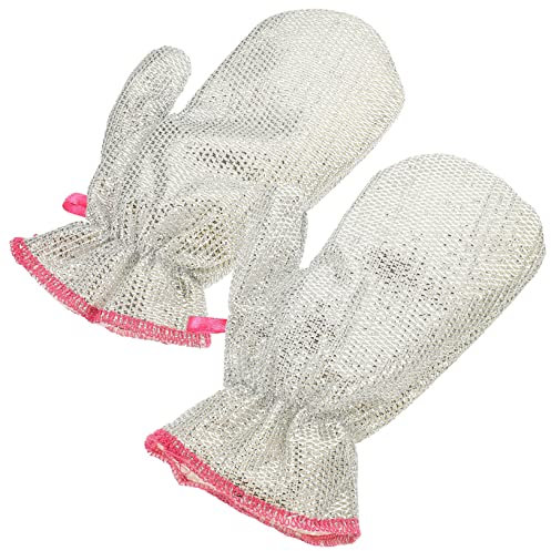 PERSELOSO Guantes De Cocina Medianos Para Fregar Platos Estropajo Suave Para Limpieza Doméstica De Guantes Multifuncionales Para Lavar Platos y Limpieza Del Hogar