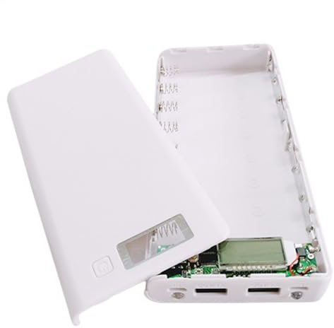 Bank Battery Box | Sweat- 18650 Battery Case - Portable 2 USB Output Ports Charging Bench Tray Box LCD Display