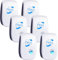 Repelente Ultrasónico de Plagas, 6 Pack Electrónico Repelente Control de Plagas, Repelente Ultrasónico Mosquitos para Anti Mosquitos, Moscas, Ratones, Cucarachas, Arañas, Roedores